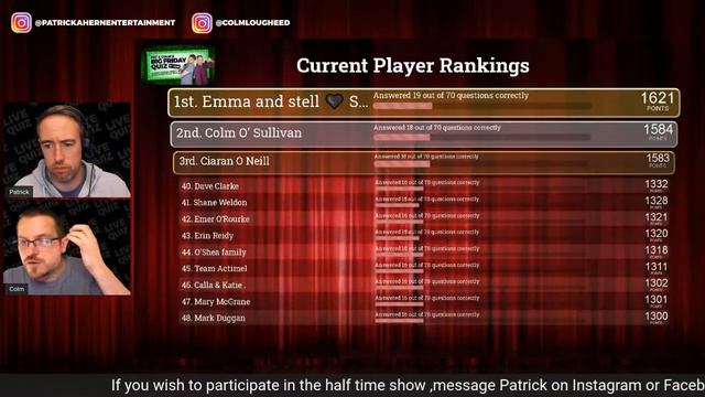 Pat and Colm's BIG Friday Night Quiz ( June 5th) смотреть онлайн