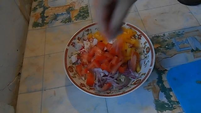 Салат Осенний сад из Пекинской капусты. смотреть онлайн