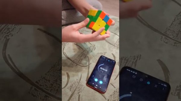 СБОРКА КУБИКА РУБИКА НА ВРЕМЯ // COLLETING THE RUBIK'S CUBE FOR TIME