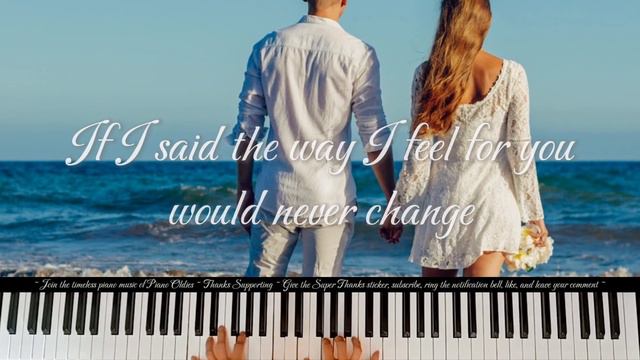 Because I Love You by Shakin' Stevens . Piano Play . Lyrics смотреть онлайн