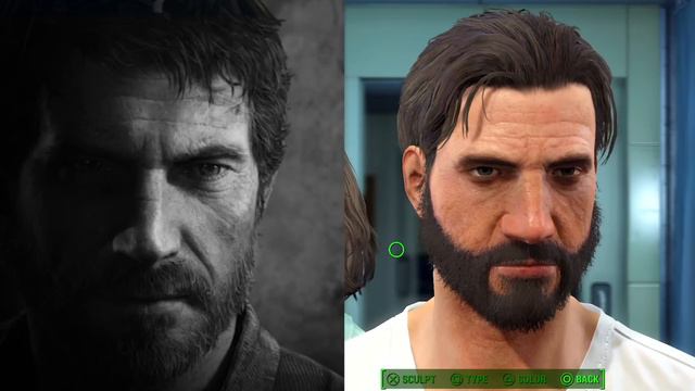 Joel from The Last Of Us Game in Fallout 4 | Character Creation Familliar Faces смотреть онлайн