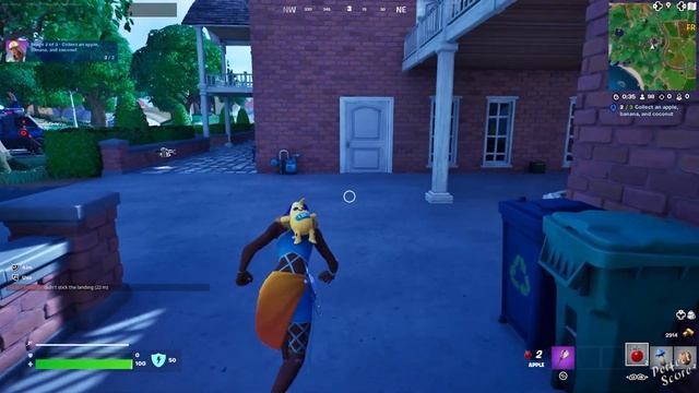 Collect an Apple, Banana, and Coconut - Fortnite Summer Escape Quests смотреть онлайн
