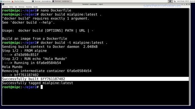? Ejercicios Docker: Crear imágenes basadas en un contenedor y uso de Dockerfile смотреть онлайн