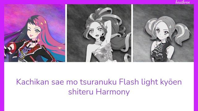 Inner Voice | Rose, Beat, Ruli Full Mix + Romaji Lyrics | Aikatsu Planet! смотреть онлайн