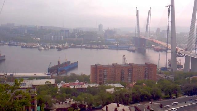 Владивосток, бухта Золотой рог смотреть онлайн