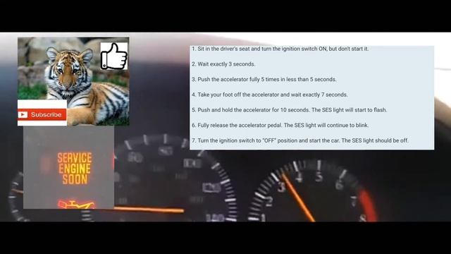 How to reset Service Engine soon Light on a 1997 infiniti j30..... смотреть онлайн