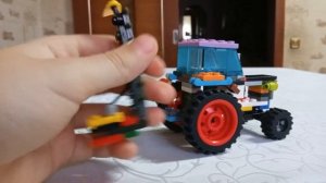 Как из Лего сделать травакоску  и плуг на трактор т 40