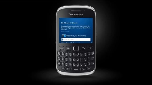 Как создать BlackBerry ID на смартфоне BlackBerry
