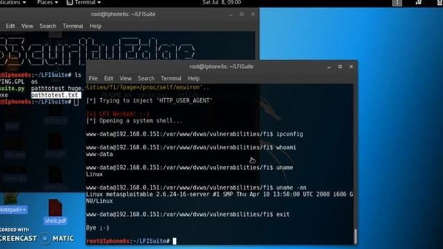 LFISuite Automatic Scanner and Exploiter смотреть онлайн