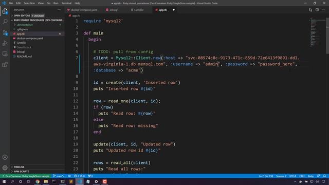 Get started with #SingleStore #StoredProcedures in #Ruby смотреть онлайн