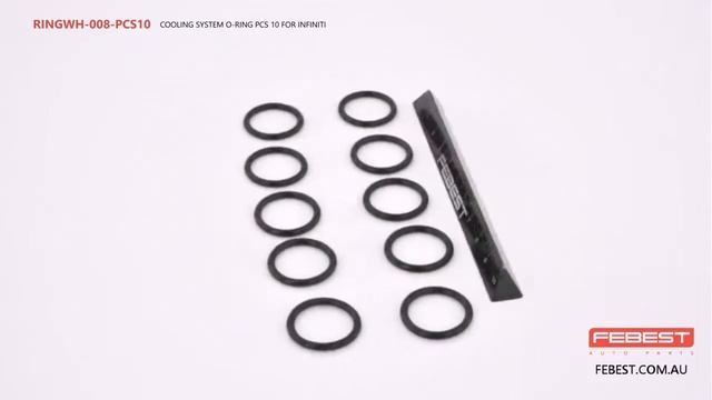 RINGWH-008-PCS10 COOLING SYSTEM O-RING PCS 10 FOR INFINITI смотреть онлайн