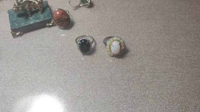 Красивые кольца с опалами !!! ? смотреть онлайн