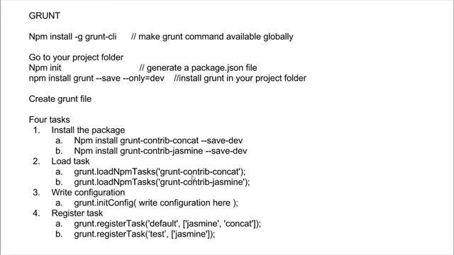 Uing grunt to run your test cases смотреть онлайн