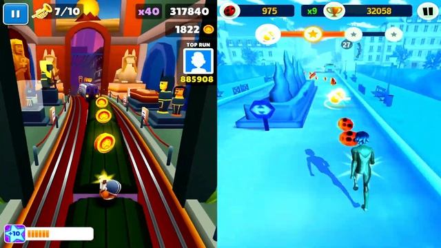 Subway Surfers Chicago E.Z VS Леди Баг и Супер-Кот! Соревнование смотреть онлайн
