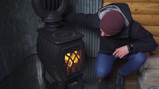 Топим и тестируем печь Бахта смотреть онлайн