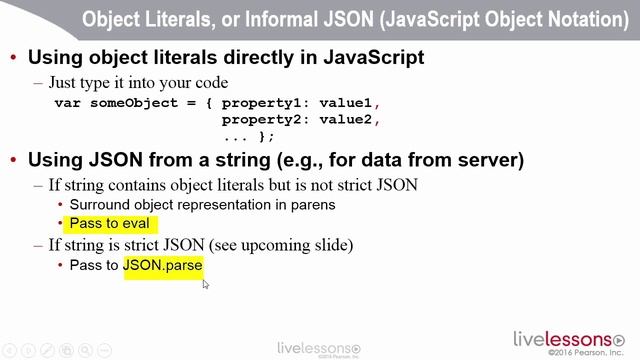 17 13 Create and parse JSON смотреть онлайн