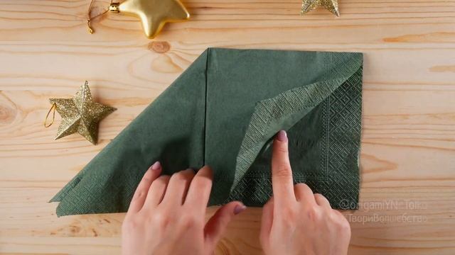 Как красиво сложить салфетки на стол [Сервировка тарелок легко] смотреть онлайн