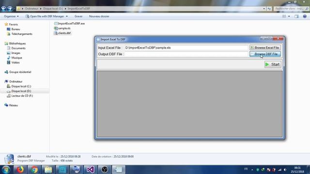 Import Excel to DBF file смотреть онлайн