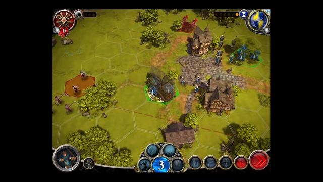 Battlelore Command iOS Gameplay Part 2 - Uthuk Invasion смотреть онлайн