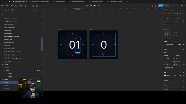Create an Infinite Loop Timer in Figma! смотреть онлайн