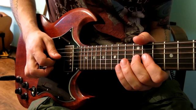 Упражнение на гитаре , Уроки электрогитары Rock Lick # 1 смотреть онлайн