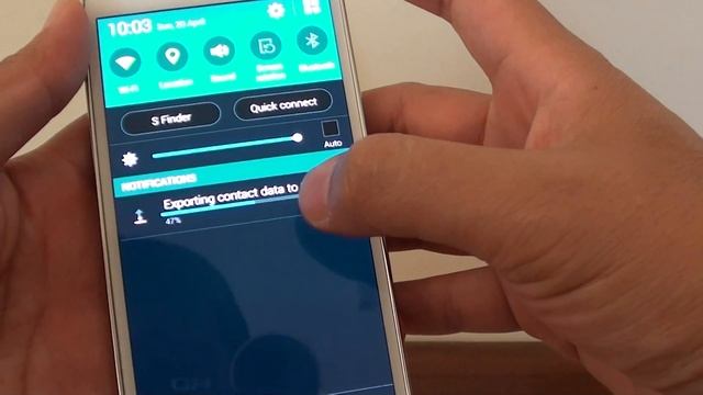 Samsung Galaxy S5: How to Export Contacts out as vCard File смотреть онлайн