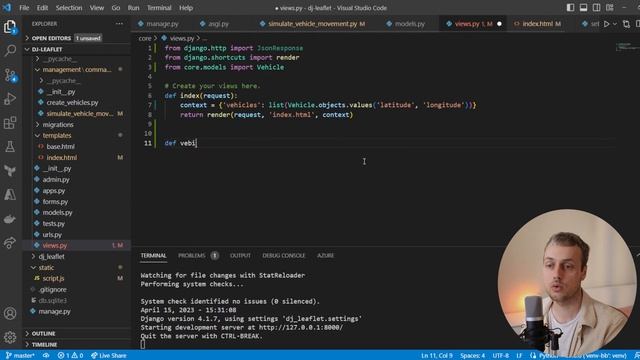 Django and LeafletJS - Dynamic Map Updates with AJAX Polling Requests смотреть онлайн