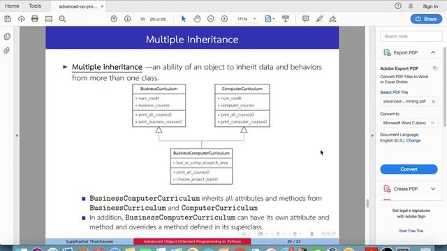 DS501-Lecture15 (04/04): Advanced Python Object Oriented Programming смотреть онлайн