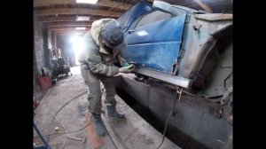 Ремонт порогов ИЖ. ОДА. проф трубой