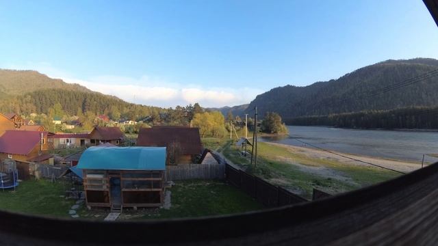 Relax Video / спокойный сон/ Вид с балкона/река Катунь/ Music Of Nature