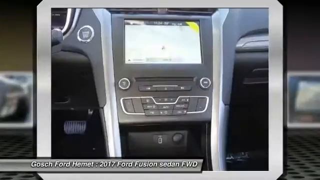 2017 Ford Fusion HEMET BEAUMONT MENIFEE PERRIS LAKE ELSINORE MURRIETA 8-F17281 смотреть онлайн