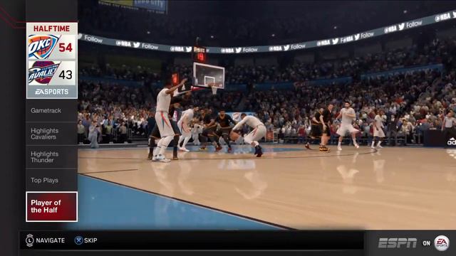 NBA LIVE 16: Westbrook Posterizes Tristan Thompson смотреть онлайн
