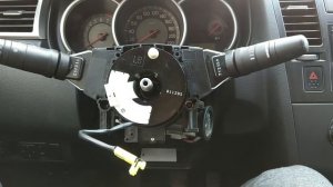 Замена подрулевой катушки улитки, шлейфа Nissan Tiida