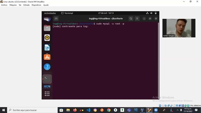 Virtual Box - Linux ubuntu v22 (mysql Workbench) смотреть онлайн