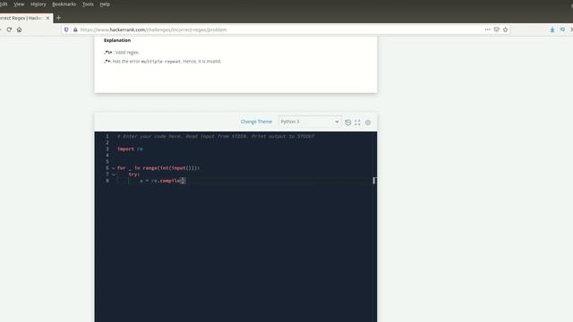 Errors and Exceptions - Incorrect Regex смотреть онлайн