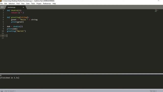 Python Tutorial #3 Functions смотреть онлайн
