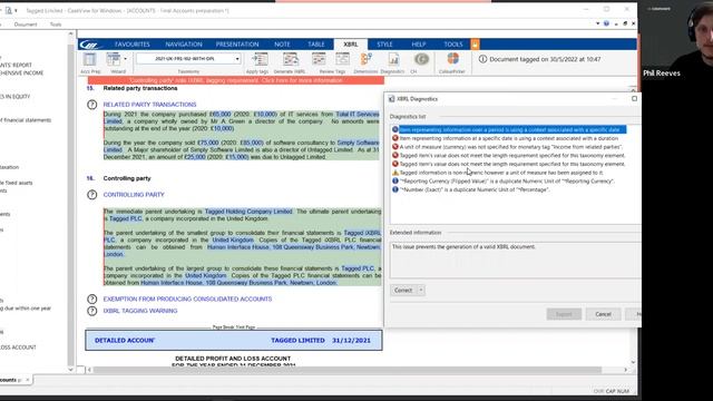 Common iXBRL Tagging Errors - Intermediate Webinar - 12 July 2022 смотреть онлайн