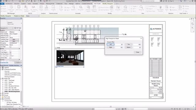 Align Viewport on Sheet смотреть онлайн