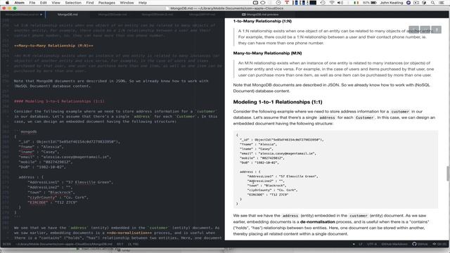 CS230 L16.02 NoSQL Overview and MongoDB Document Modeling смотреть онлайн