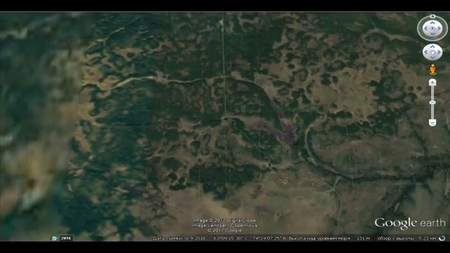 Загадочные места на планете через Googleearth