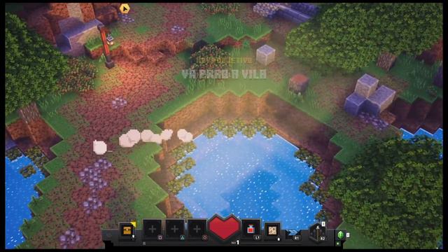 COMEÇO DO MINECRAFT DUNGEONS - grátis na ps plus!!! смотреть онлайн