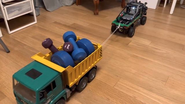 CAN LEGO ZETROS TRUCK PULL 10 KG OF WEİGHT??? смотреть онлайн