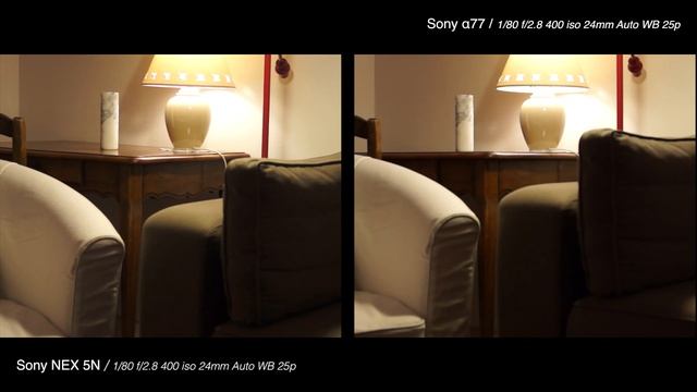 Sony a77 vs Sony NEX 5N - Noise Management смотреть онлайн