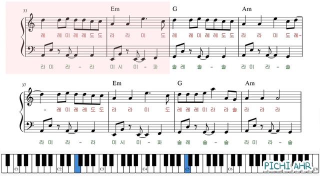 [쉬운 계이름 악보] JISOO(지수) - 꽃(FLOWER) 피아노 연주 : easy Piano sheet смотреть онлайн