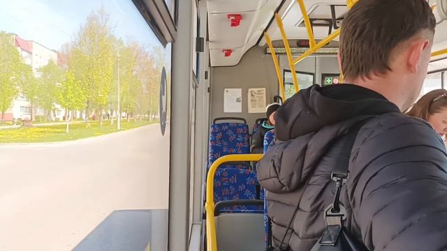 Жодино.Поездка на автобусе МАЗ 203 .047 маршрут 4 AX7624-5 смотреть онлайн