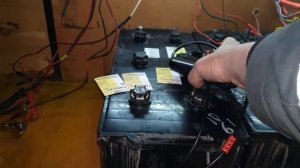 Заряд и балансировка грузовых аккумуляторов 6-ст 190А/ч.Работа з/у Вымпел-37 и 57.Финальная часть.