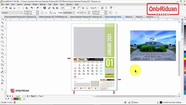 [Paket Lengkap] Desain Kalender Dinding 2021 dengan CorelDraw (Free CDR) - Calender Design смотреть онлайн