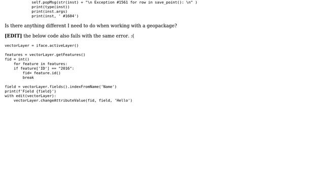 GIS: Is there a fix for "sqlite3_exe(COMMIT) failed: database is locked" QGIS 3.6 Python 3.7 смотреть онлайн
