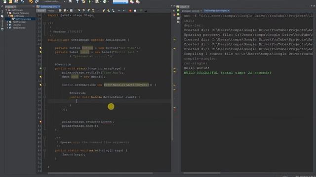 Get Time App | Java NetBeans смотреть онлайн