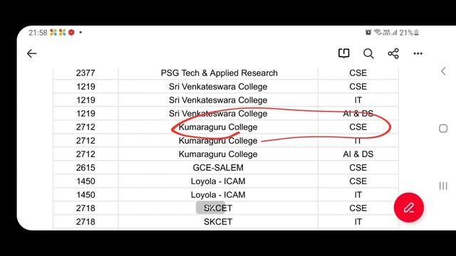 TNEA-2023 | Demo Choice list | How to select the choices-cse branches смотреть онлайн